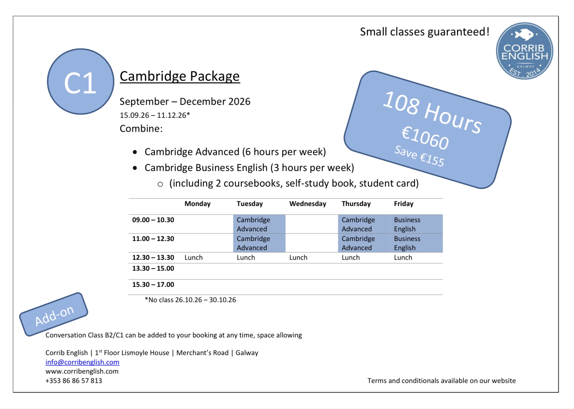 C1 Cambridge Package
