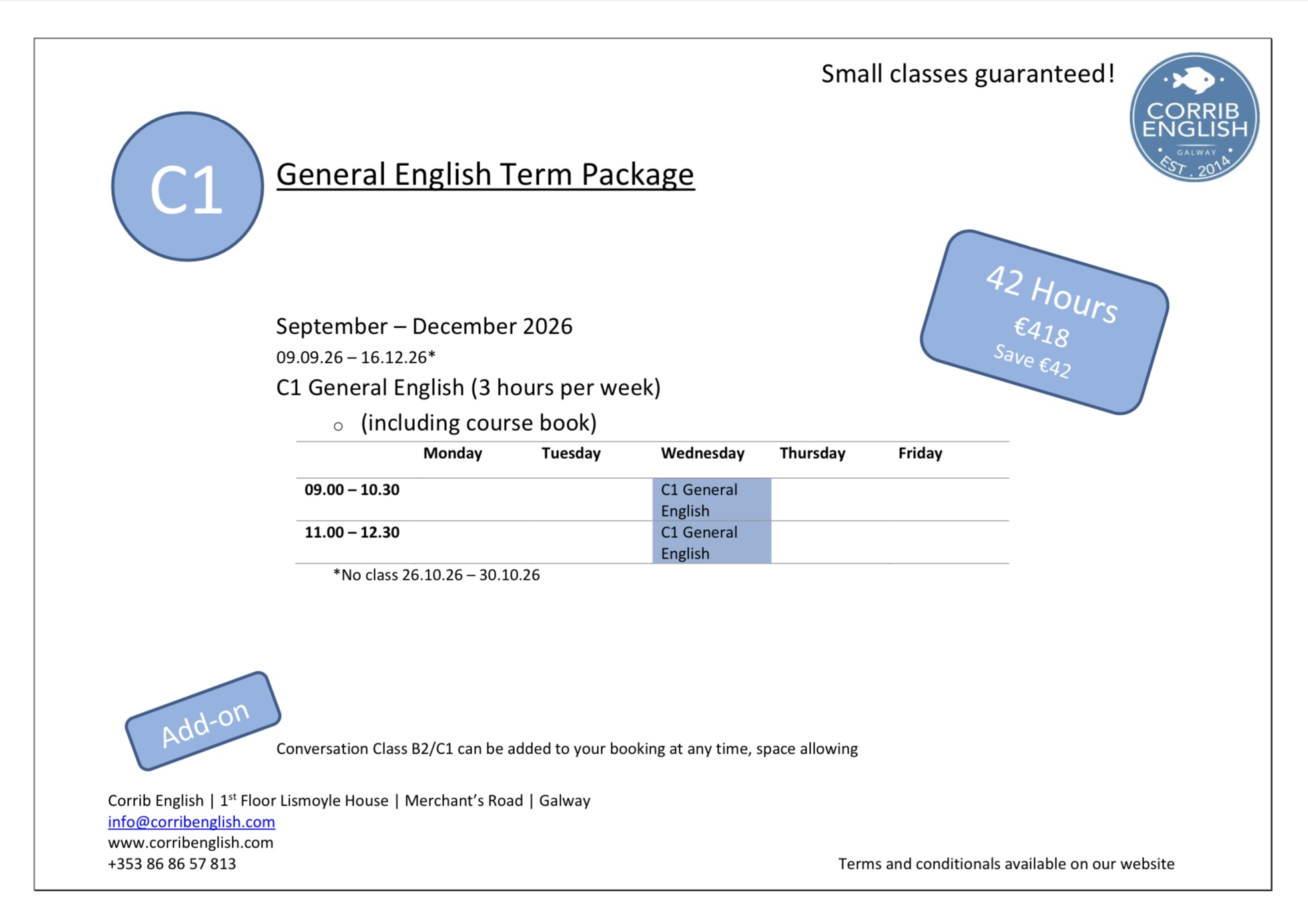 C1 General English Term Package